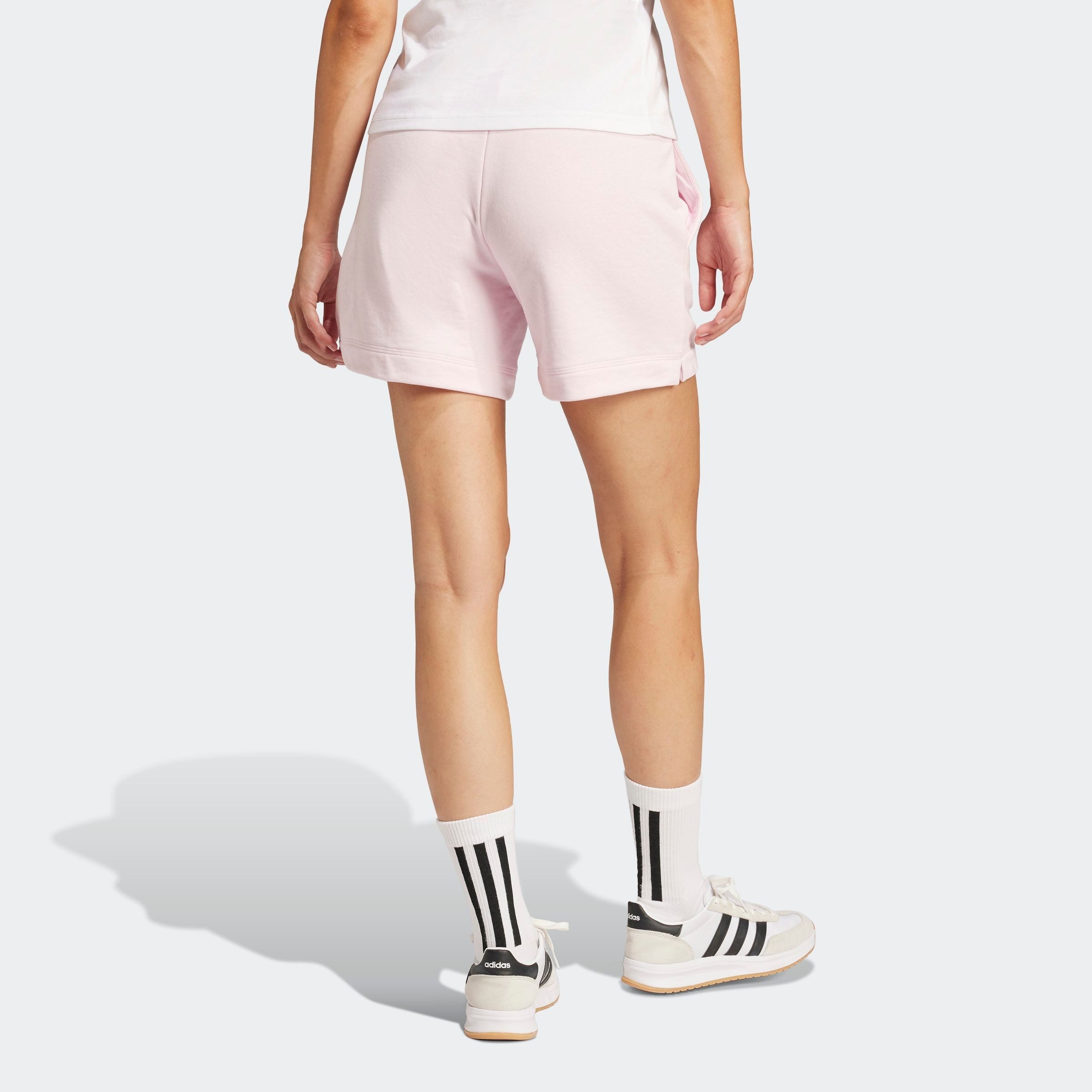 adidas Sportswear Shorts ESSENTIALS LINEAR FRENCH TERRY Mitelhoher Bund mit Kordelzug, aus weichem French Terry