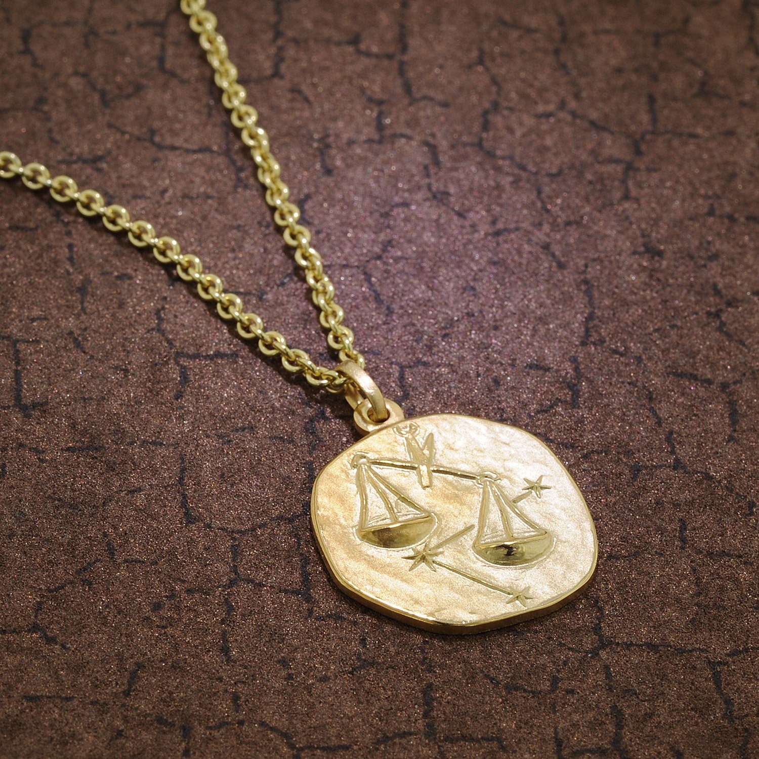 trendor Kette mit Anhänger Waage Sternzeichen günstig online kaufen
