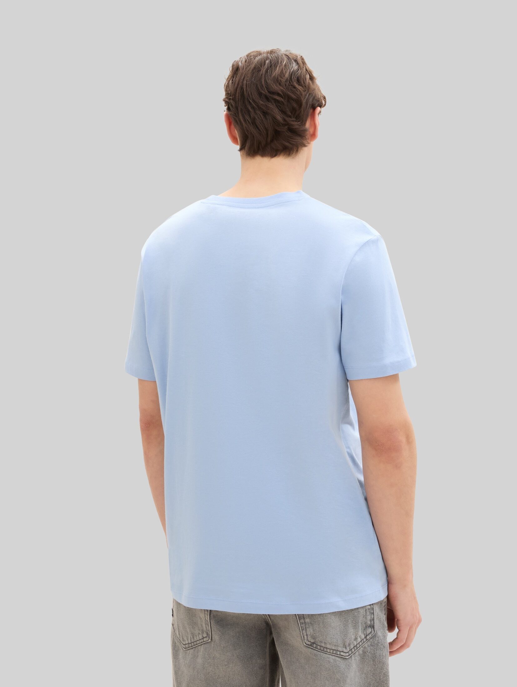 TOM TAILOR Denim T-Shirt T-Shirt (im Einserpack) T-Shirt mit Logo-Print