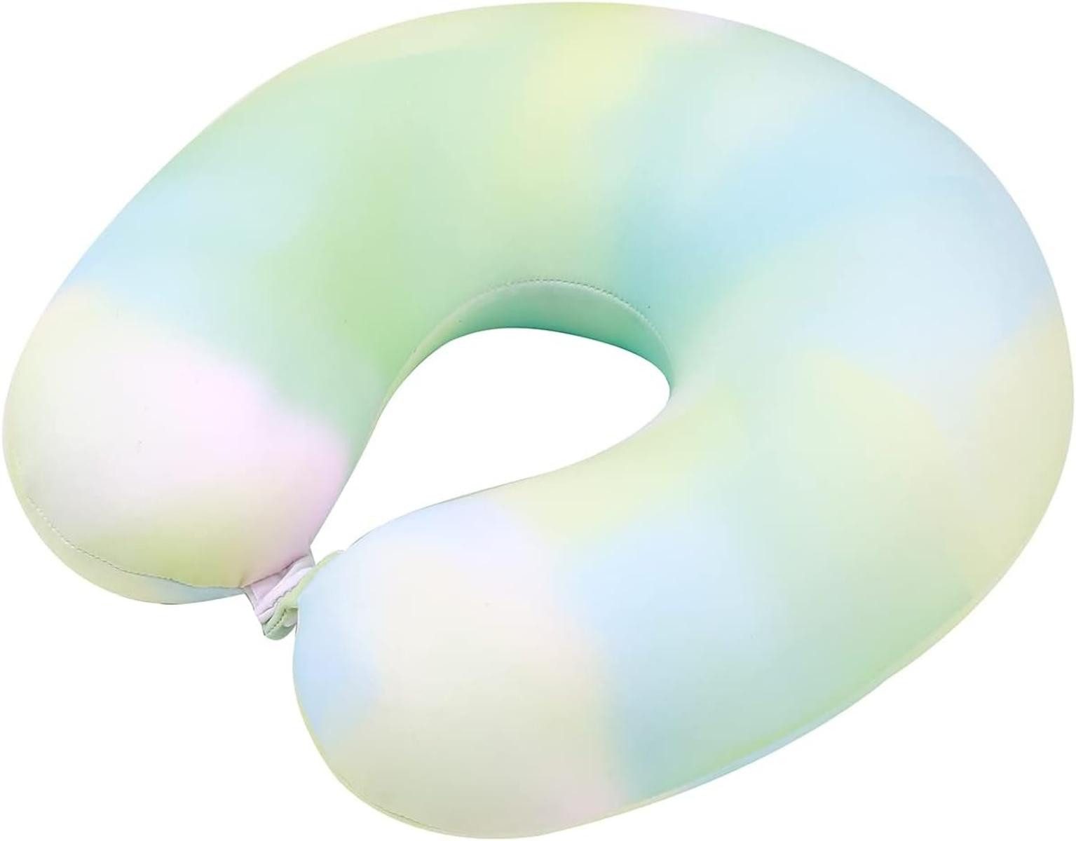 I-TOTAL Nackenhörnchen I-TOTAL® Reisekissen Nackenkissen Nackenstützen Motiv Rainbow Dream