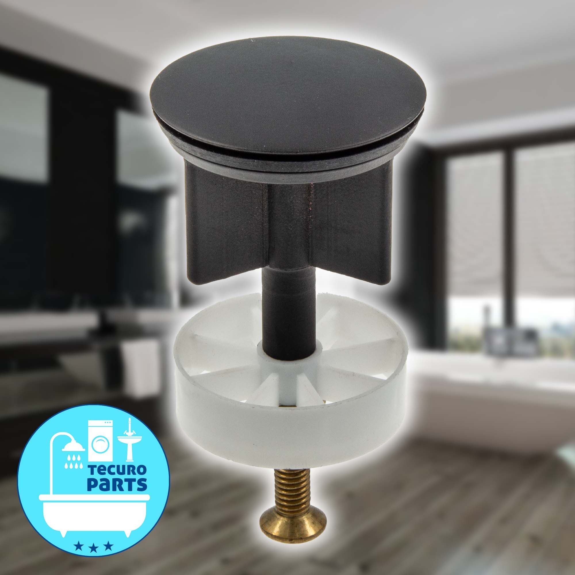 tecuro Ablaufventil Excenterstopfen Ø 40 mm für 1 1/4" Ablaufventil