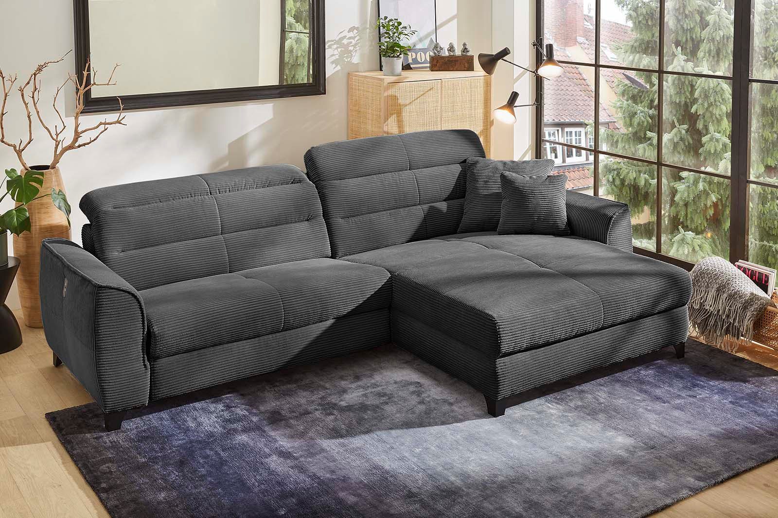 Jockenhöfer Gruppe Ecksofa "Double One L-Form", mit 2x 120cm breiten, elekt günstig online kaufen