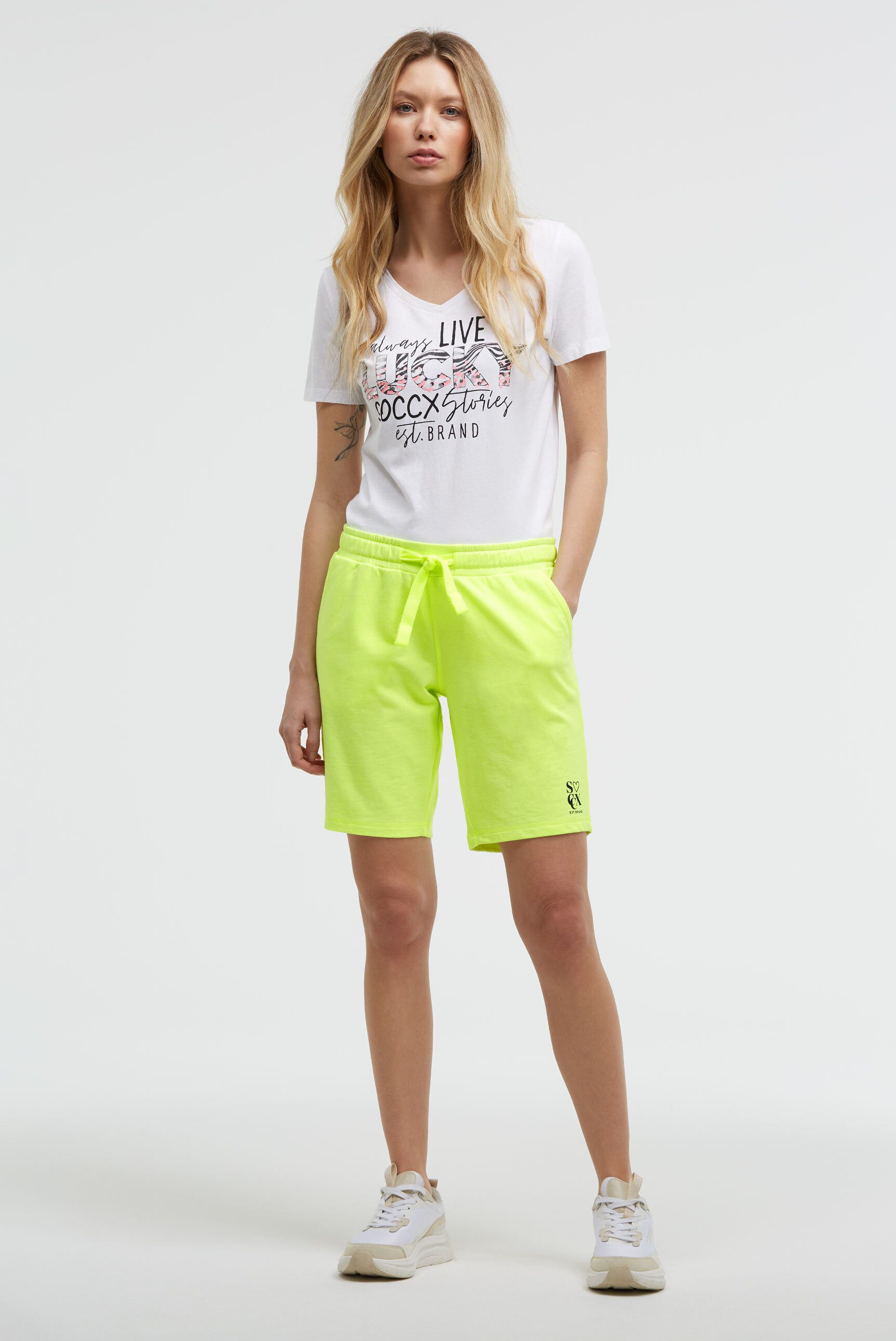 SOCCX Sporthose mit Elastikbund und Kordel