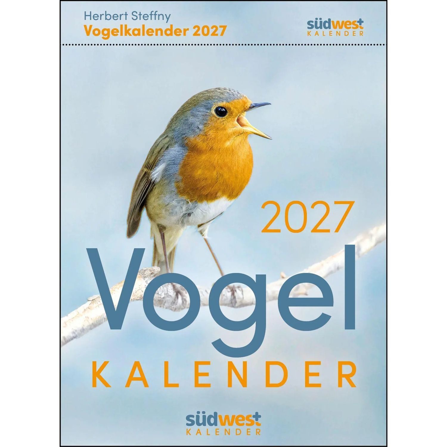 Südwest-Verlag Abreißkalender Vogelkalender 2027 - Tagesabreißkalender zum Aufstellen oder Aufhängen