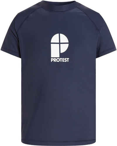 Protest Strandshirt PRTCATER rashguard Herren Surf-T-Shirt dunkelblau