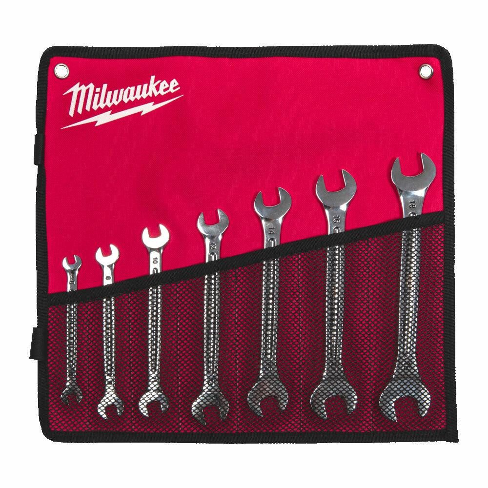Milwaukee Maulschlüssel MILWAUKEE Doppelseitiger Maulschlüssel-Set 7-teilig