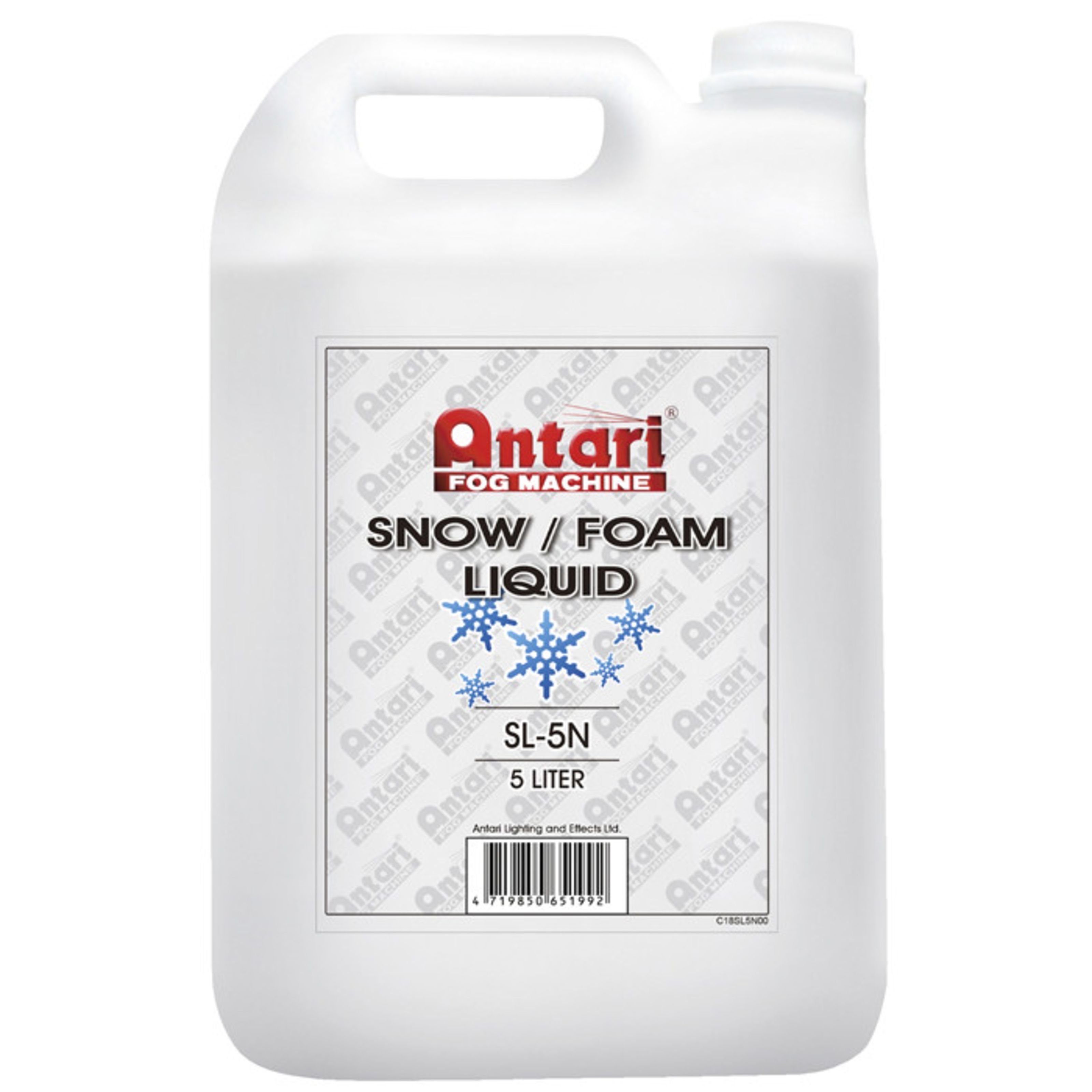 ANTARI Discolicht, Snow Liquid SL-5N 5 Liter, fein - Nebelfluid