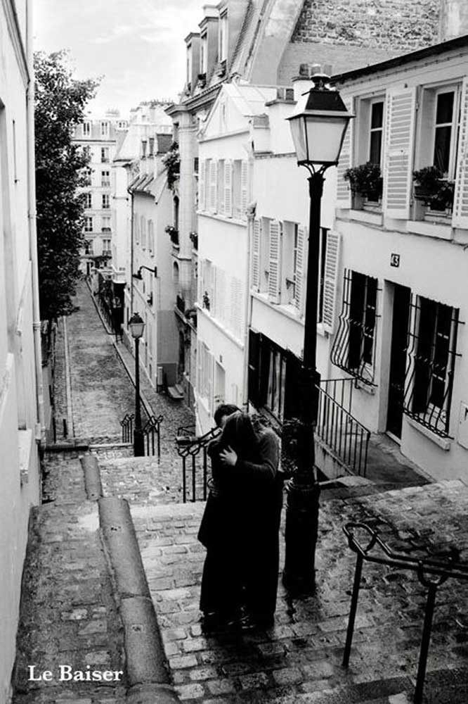 Poster Le Baiser - Der Kuss - Poster 61x91,5 cm günstig online kaufen