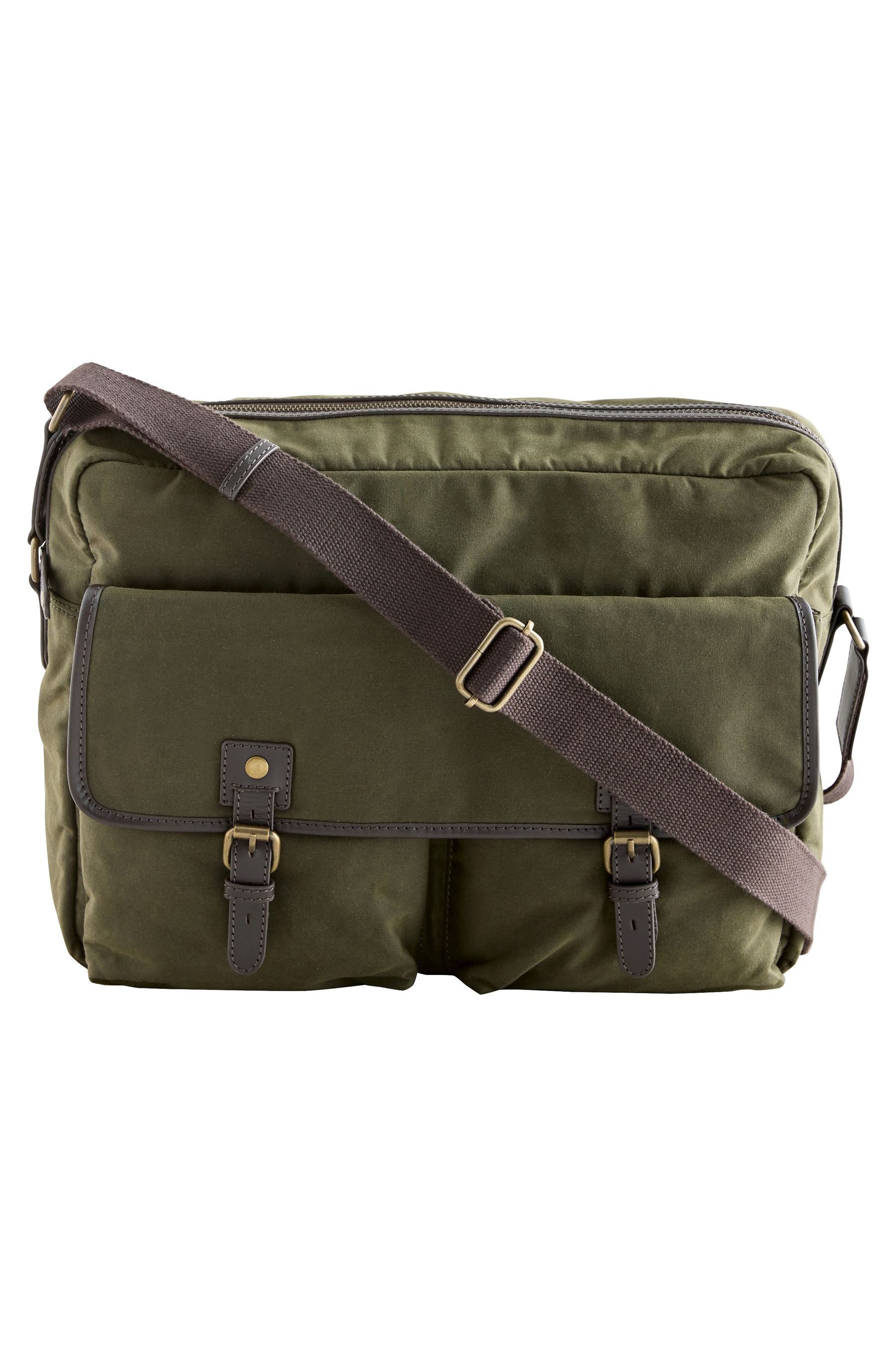 Next Messenger Bag Messengertasche aus gewachster Baumwolle (1-tlg)