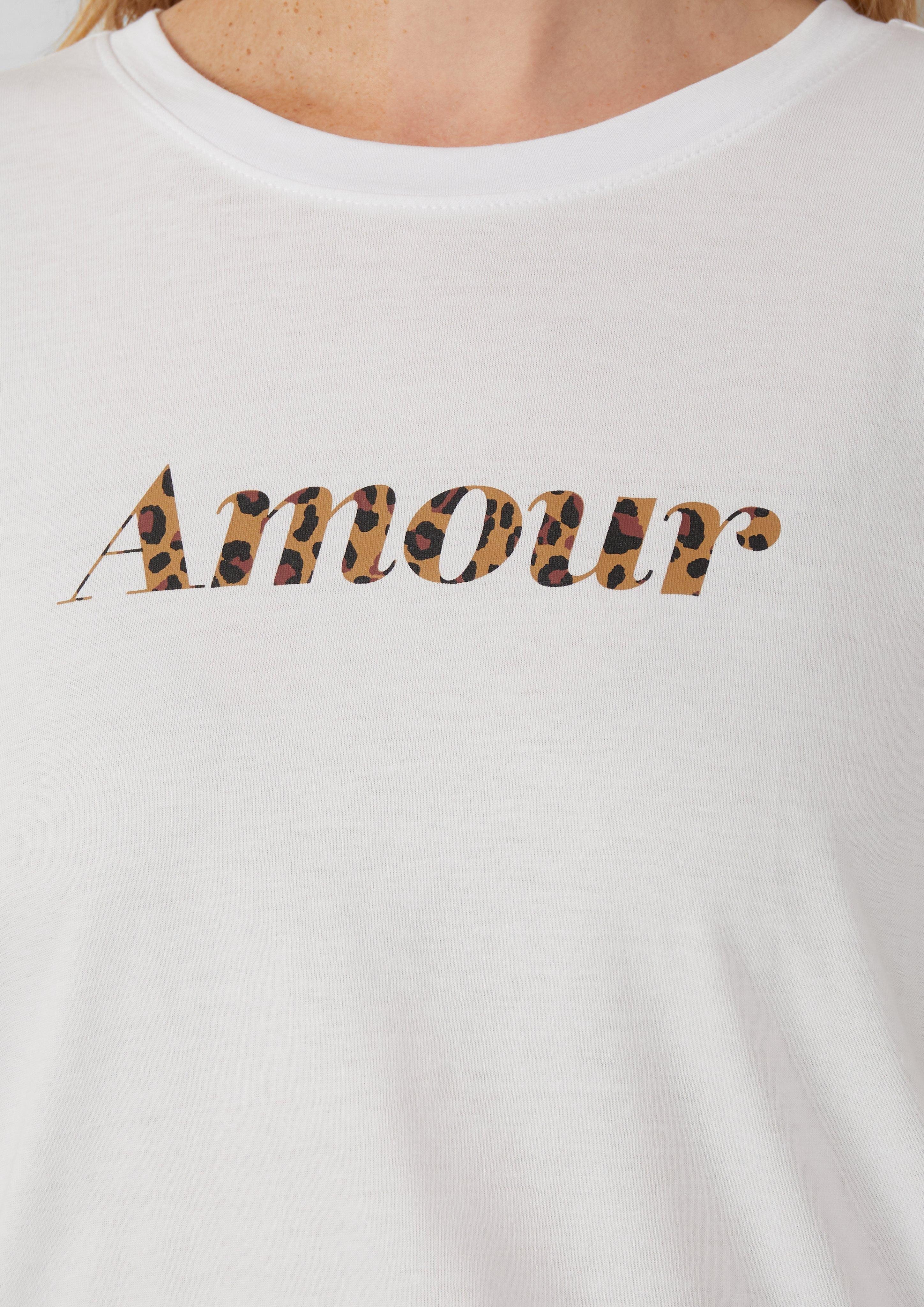 s.Oliver Kurzarmshirt T-Shirt mit Frontprint günstig online kaufen