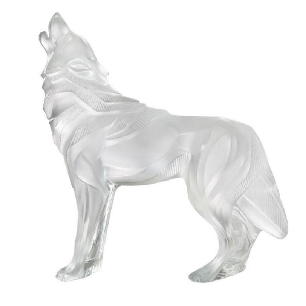 Dekorationsfigur Wolf Lalique Skulptur Loup Motif Skulptur