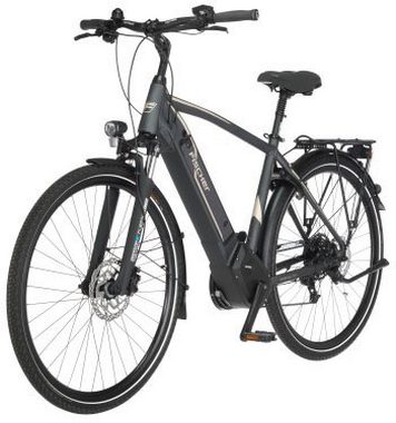 FISCHER Fahrrad E-Bike VIATOR 5.0i Herren 504, 10 Gang, Kettenschaltung, Mittelmotor, 504 Wh Akku, Pedelec, Elektrofahrrad für Herren, Trekkingrad