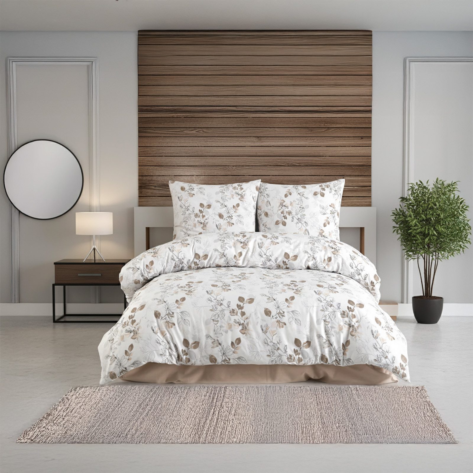 Buymax Bettwäsche Almira, Biber, 2 teilig, Bettwäsche-Set Bett- und Kopfkis günstig online kaufen