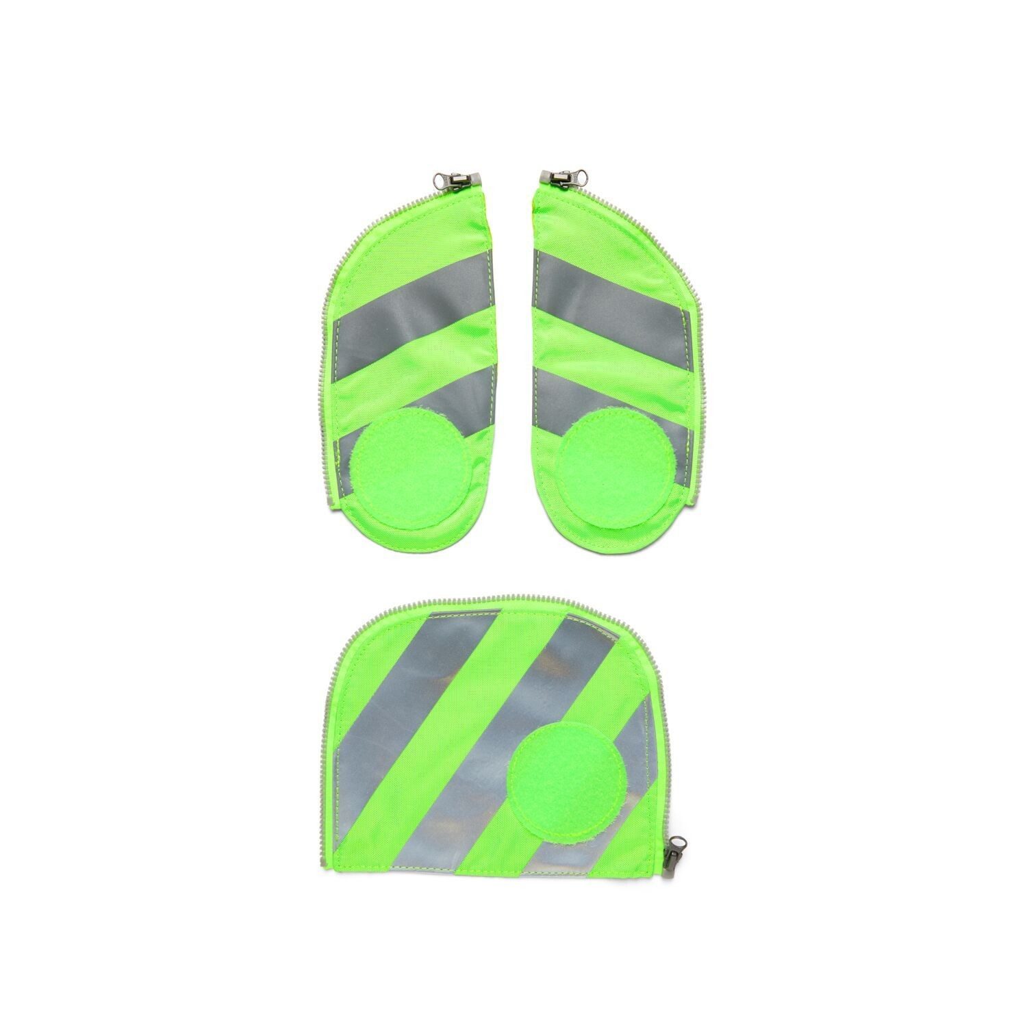 ergobag Federmäppchen Fluo LED Seitentaschen Set-Zip