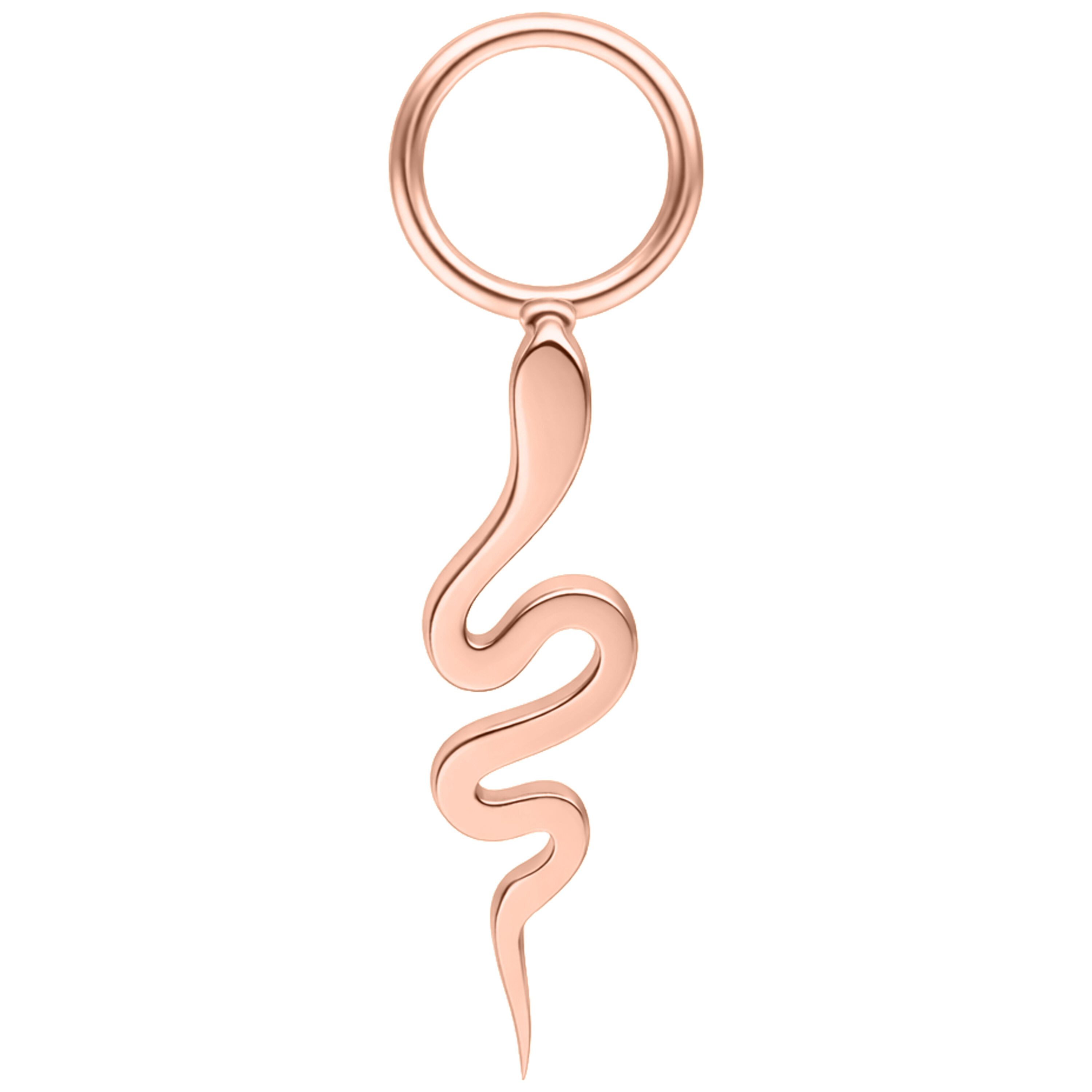 Piercing-Set Snake Pendant für Ohr, Onesize