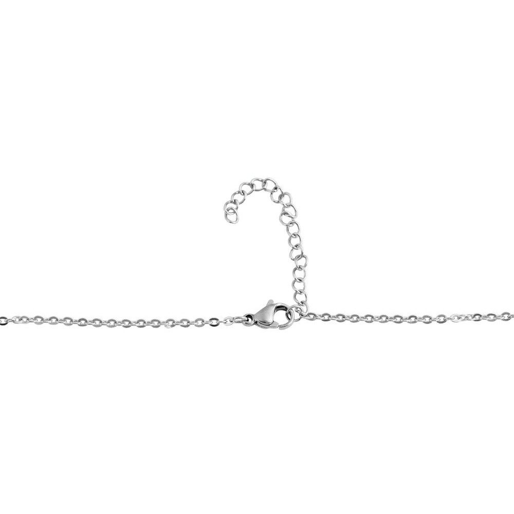 Kette ohne Anhänger Halskette – Ankerkette aus Edelstahl 45 cm