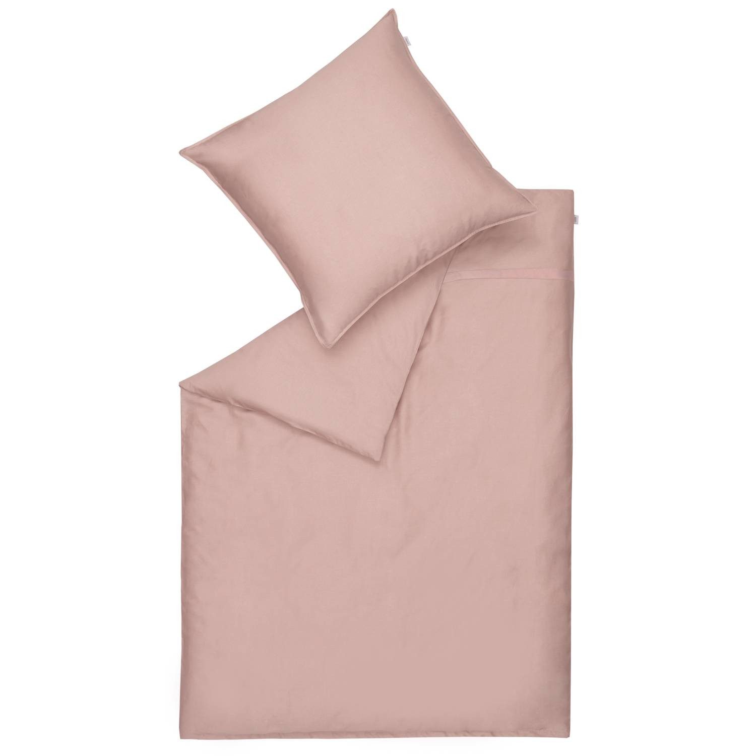 SCHÖNER WOHNEN-Kollektion Bettwäsche PURE 2.0 Ganzjahresbettwäsche, Baumwolle, 1 teilig, 155x220 + 80x80 in Altrosa