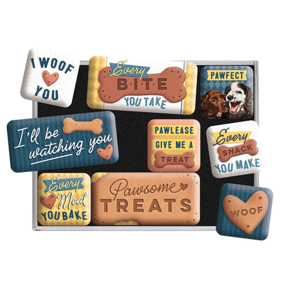 Magnet 9tlg. Magnetset - Animal Club - Every Bite You Take Dog Treats