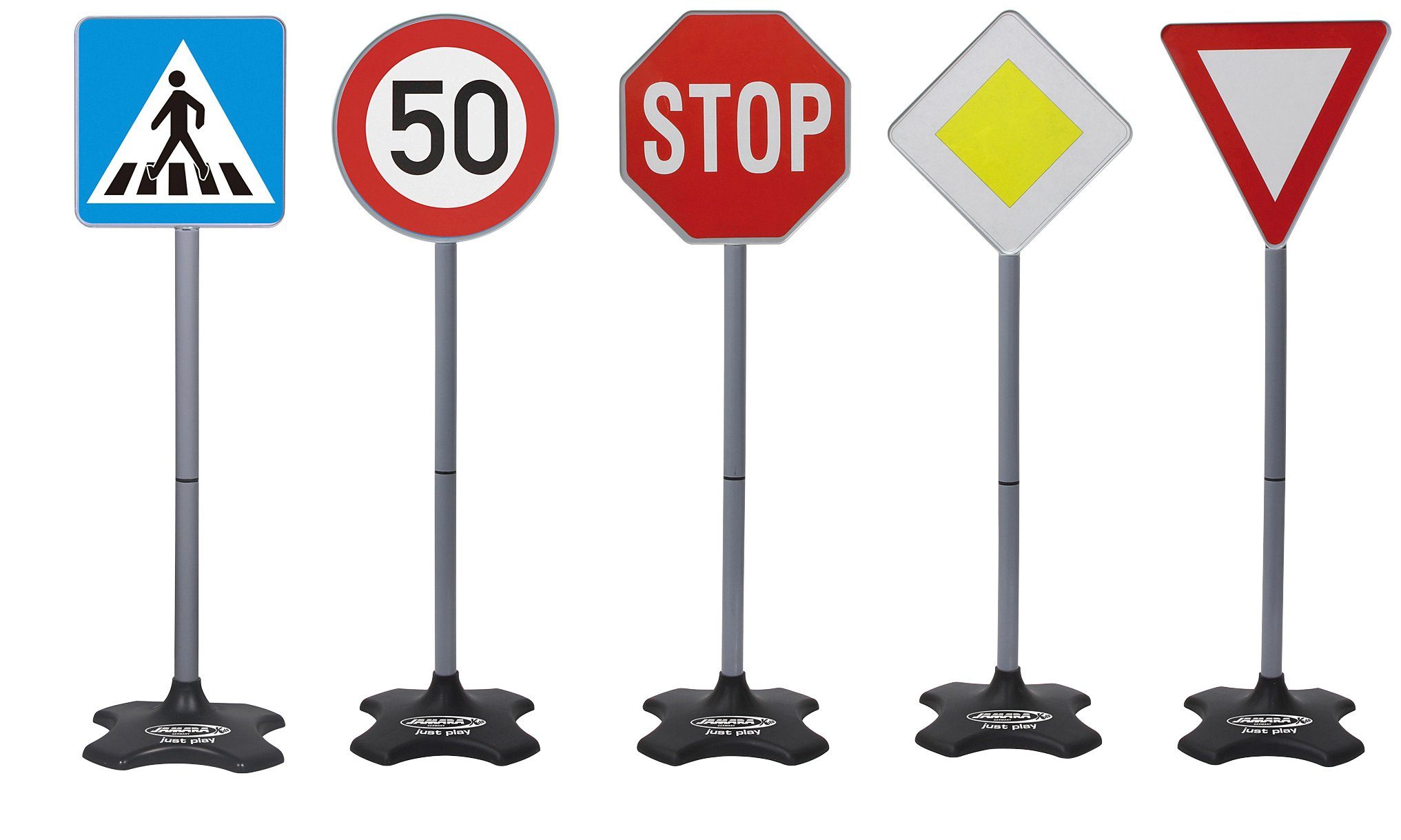 Jamara Spiel-Verkehrszeichen Traffic-Set Grand A (5-tlg)