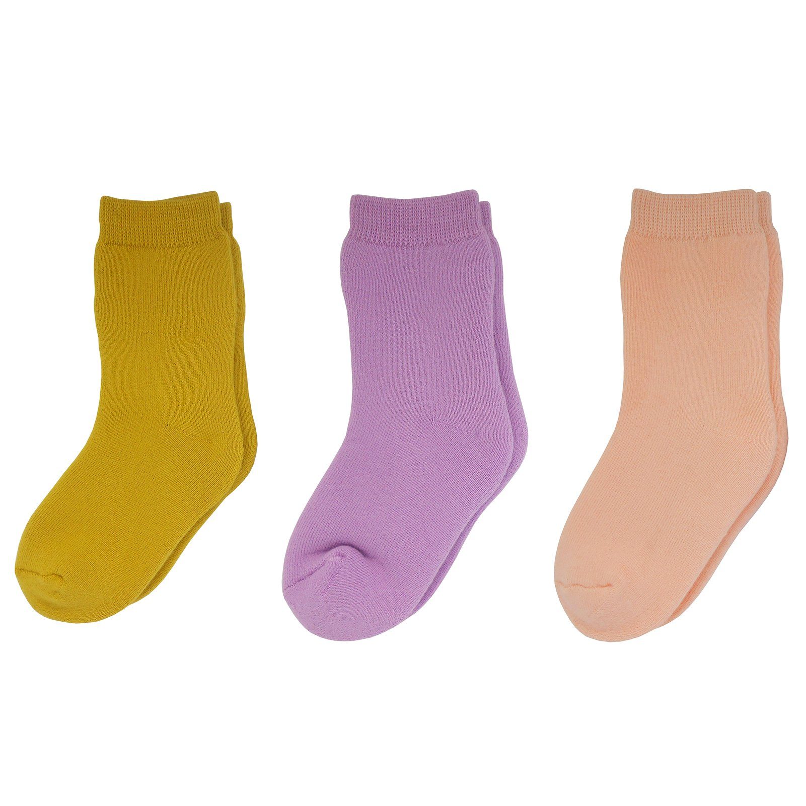 Yalion Kurzsocken weiche Kinder Socken mit Vollplüsch Pack in mehreren verschiedenen elastisch COMBI1