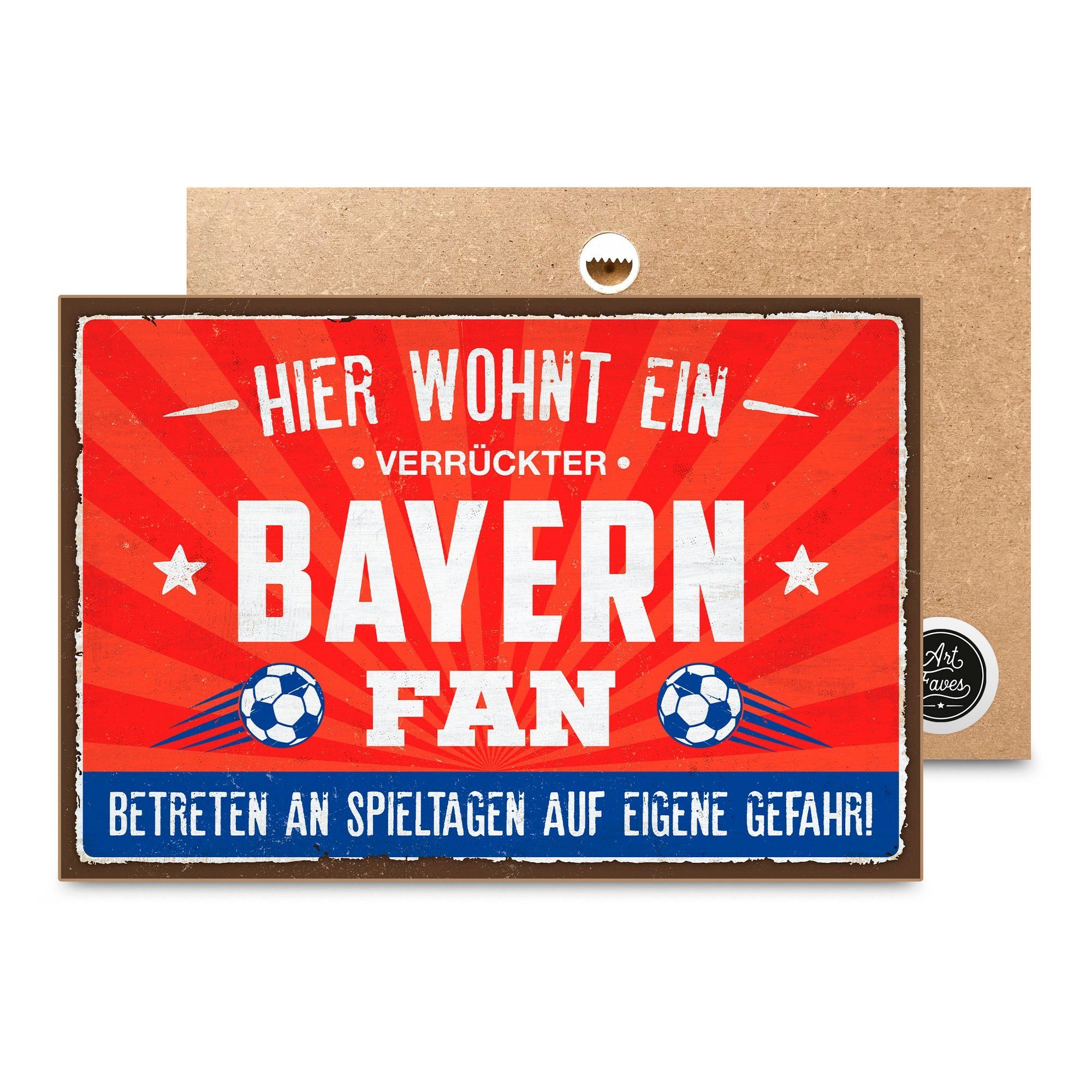 ARTFAVES Holzbild Holzschild mit Spruch - günstig online kaufen