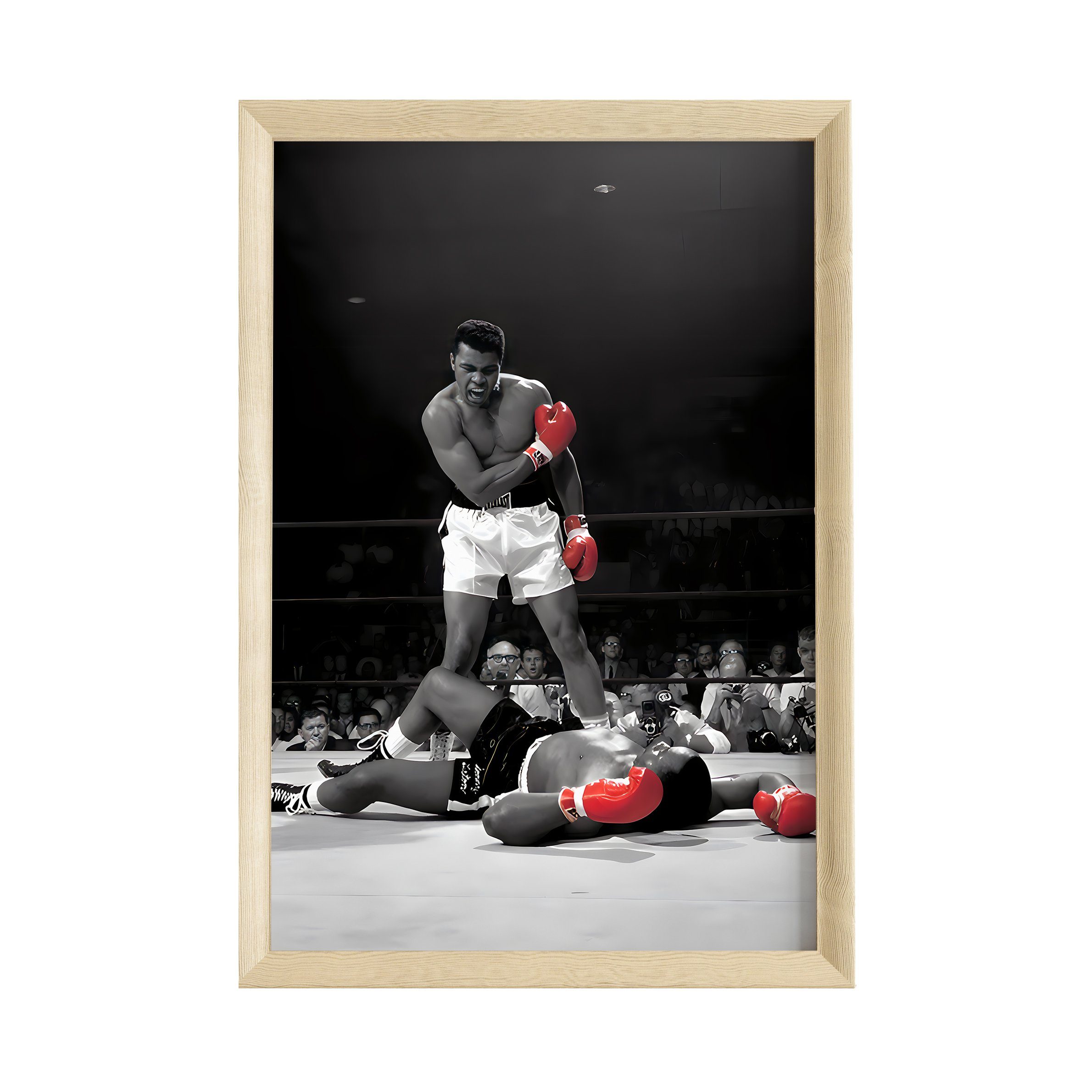 JUSTGOODMOOD Poster Premium ® Muhammad Ali · Boxer · ohne Rahmen