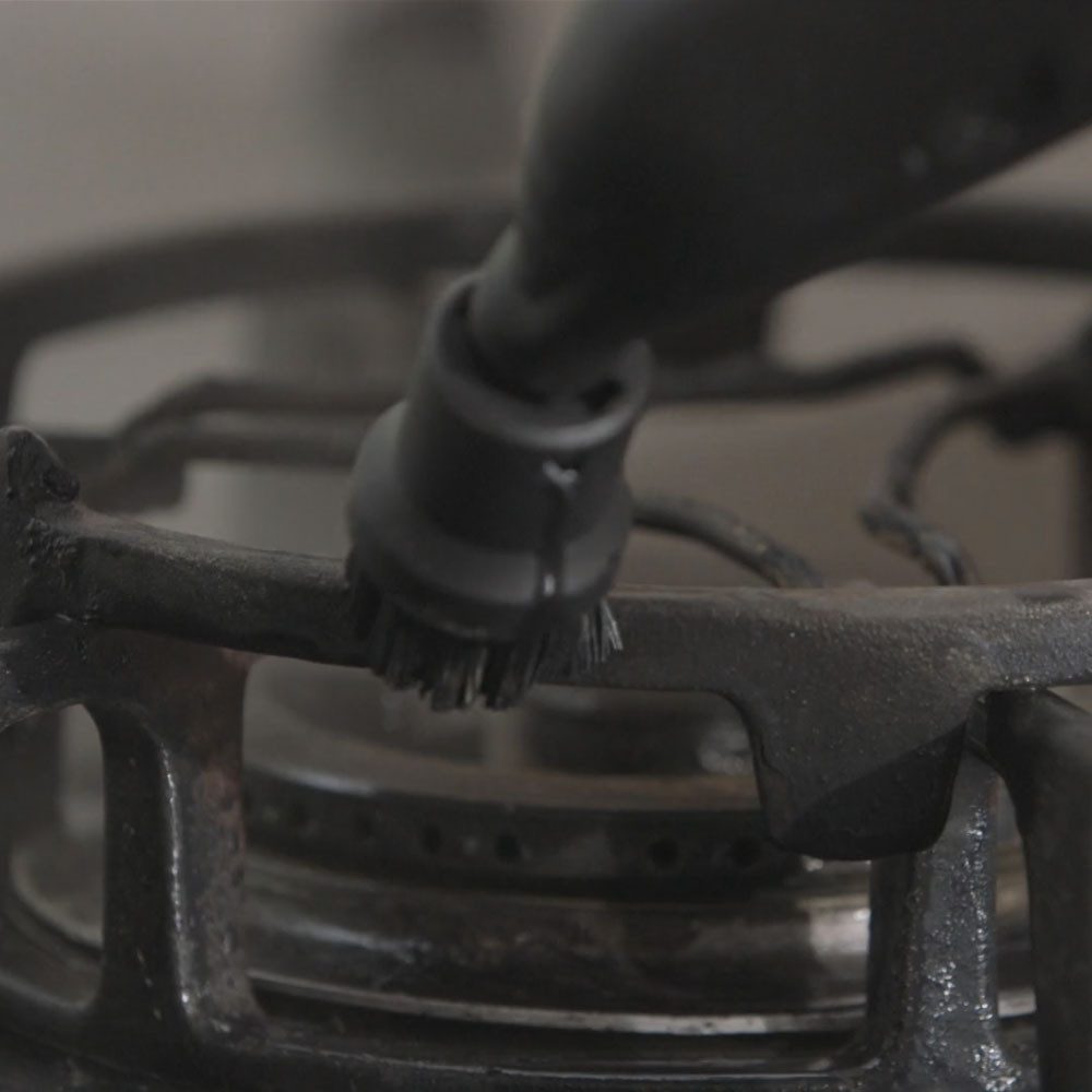 KÄRCHER Turbodüse Dampf Turbo Bürste Reinigungsbürste für Dampfreiniger 2.863-159.0, Zubehör für Kärcher Dampfreiniger, (1-tlg), Gegen hartnäckige Verschmutzungen