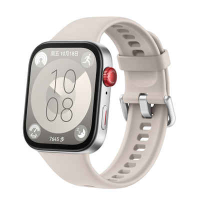 Huawei WATCH FIT 3, 4,62 cm (1,82 Zoll) AMOLED-Display Smartwatch (4,62 cm/1,82 Zoll), Nylon-Armband, Herzfrequenz-Monitoring, SpO2, Atemübungen