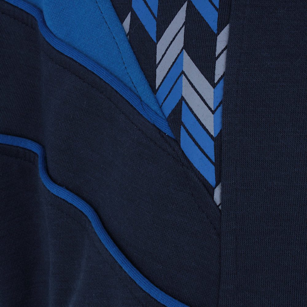 Herbold Sportswear Trainingsanzug Herren Freizeitanzug Hausanzug mit Kontrasteinsatz (2-tlg), auch in Kurzgrößen, mit Reißverschluss-Taschen und Biesennaht