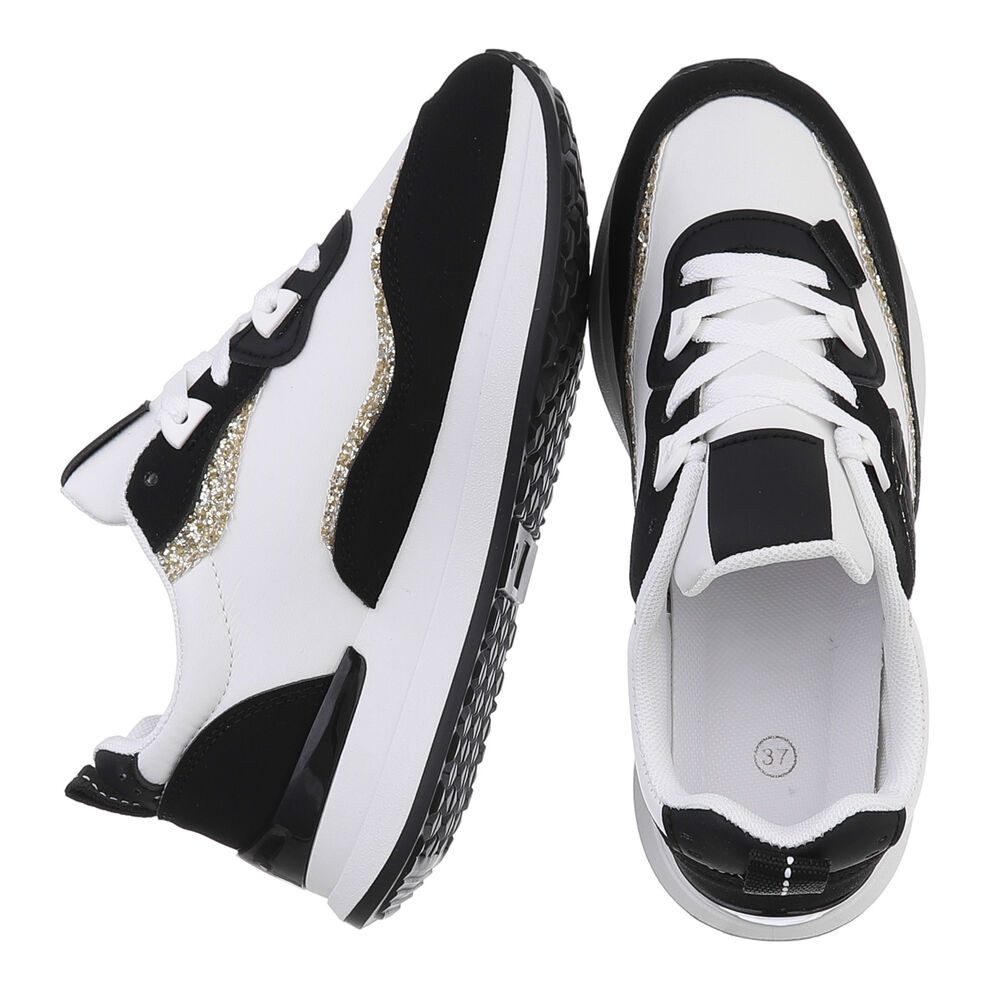 Ital-Design Damen Low-Top Freizeit Sneaker (88930204) Keilabsatz/Wedge Snea günstig online kaufen