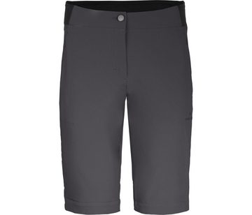 Bergson Zip-off-Hose AALBORG Vario Zipp-Off (slim) Damen Wanderhose, recycelt, elastisch, sportlich, Normalgrößen, grau