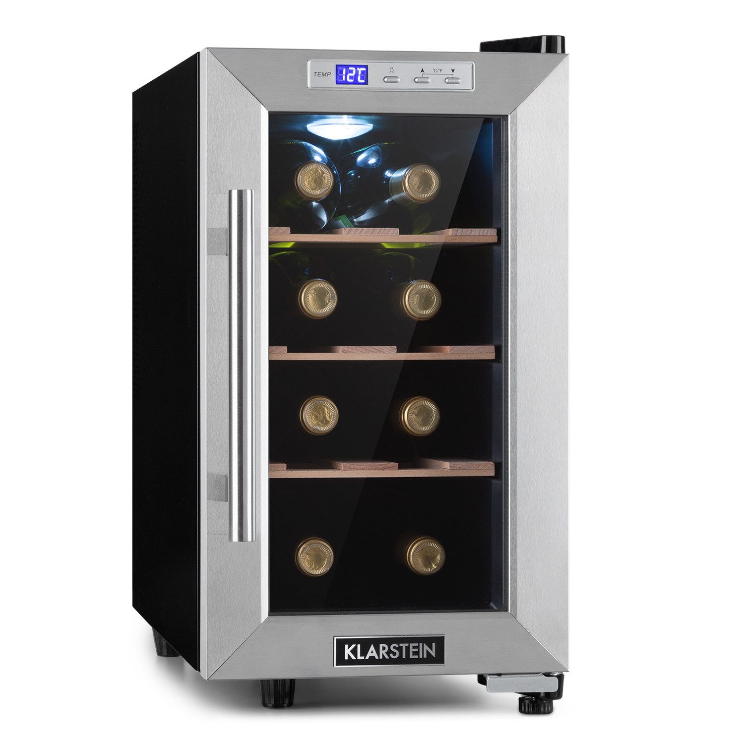 Klarstein Weinkühlschrank Reserva 8 Uno, für 8 Standardflaschen á 0,75l