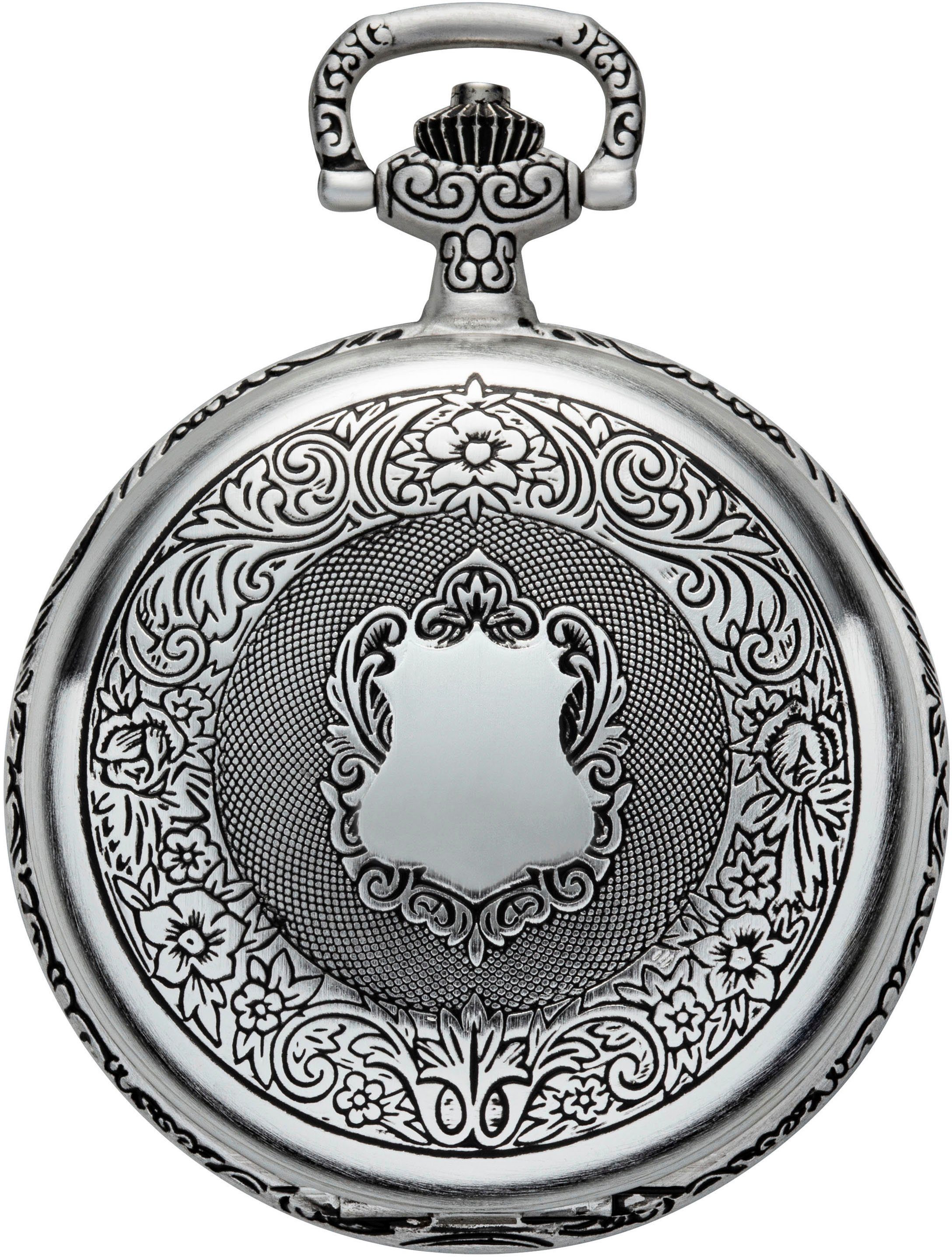 Regent Taschenuhr P723-19457740, (Set, 2-tlg., mit dazu passender Kette), Herrenuhr, Handaufzug, Acrylglas, Geschenkidee