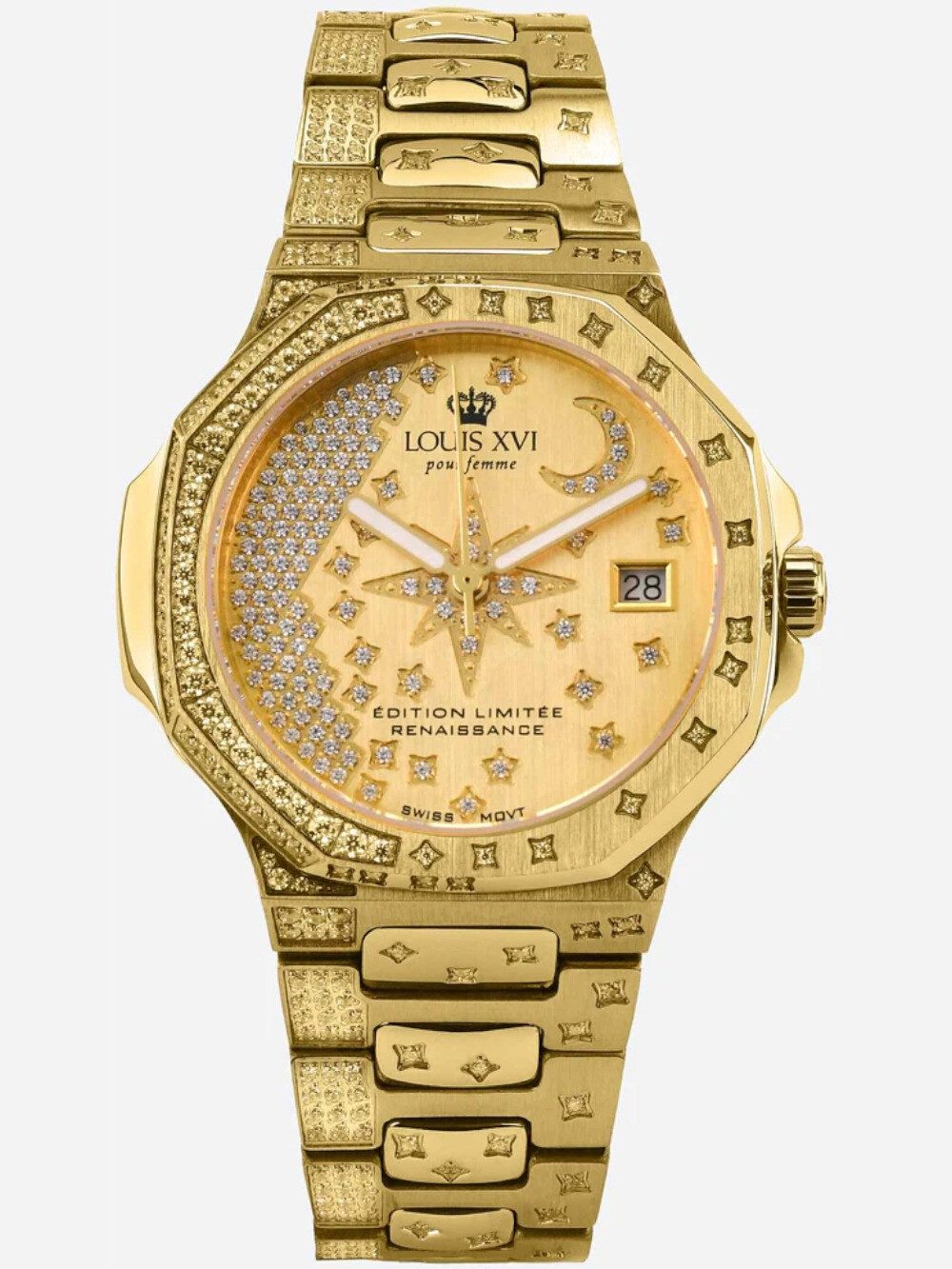 LOUIS XVI Quarzuhr Louis XVI LXVI6100 Damenuhr Renaissance Femme 6100 35mm 5ATM Louis XVI LXVI6100 Damenuhr Renaissance Femme 6100 35mm 5ATM