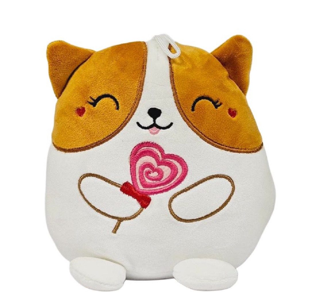 soma Kuscheltier KAWAII Kuties Plüsch Kuscheltier Plüschfigur 20 cm Hund braun weiß (1-St), Stofftier für Kinder Anime Kawaii Plush Cute Plushie Geschenke