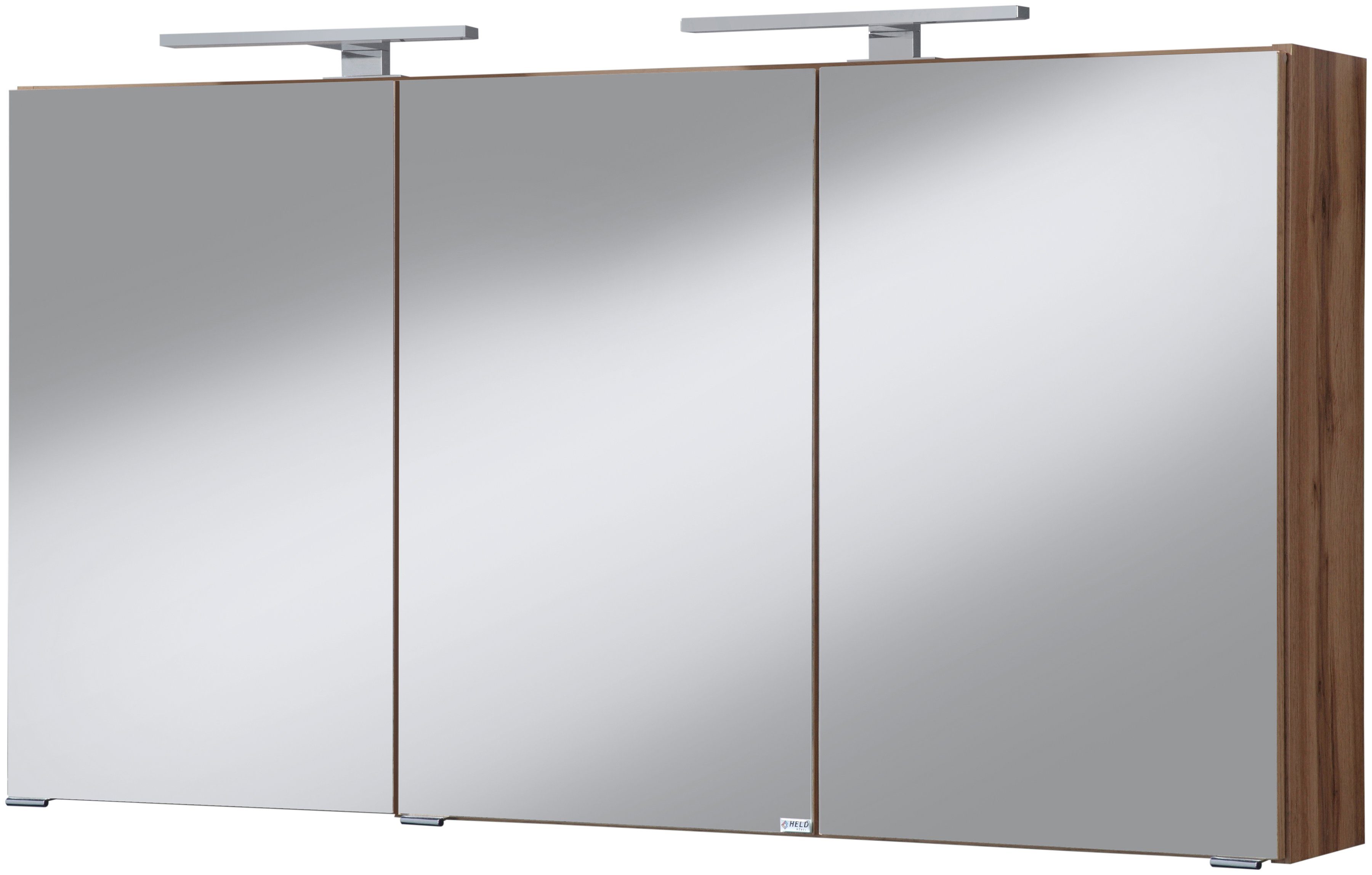 welltime Spiegelschrank "Malibu" Breite 120 cm, mit Spiegeltüren und Softcl günstig online kaufen