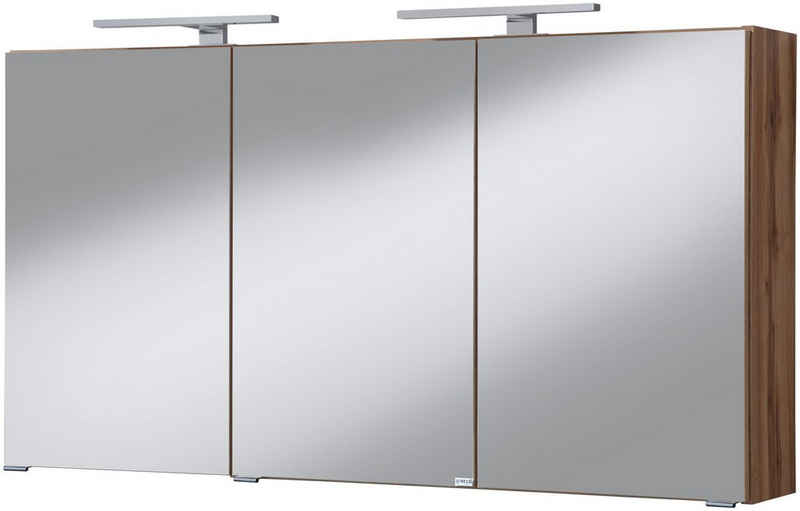 HELD MÖBEL Spiegelschrank Malibu Breite 120 cm, mit Spiegeltüren und Softclose-Funktion