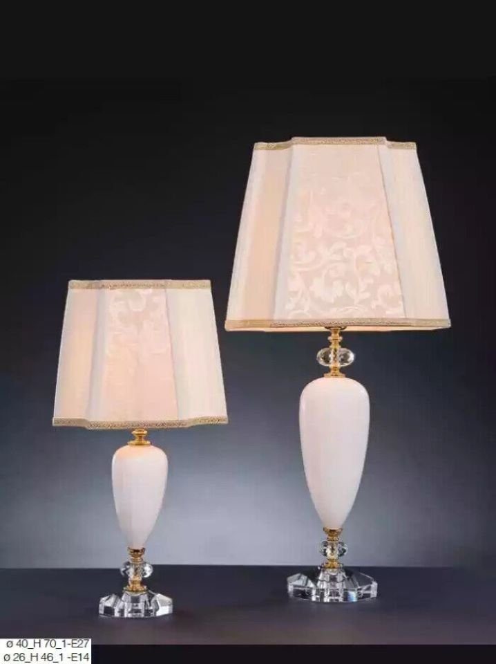 JVmoebel Tischleuchte Antik Stil Lampen Tischleuchte Tisch Lampe Leuchten Kronleuchte, Made in Italy