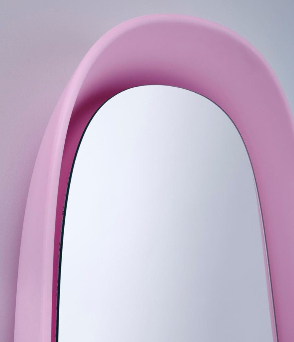 - Casa Designer 97 mit 70 Designer H. Licht cm Padrino Spiegel x Luxus Spiegel Wandspiegel Rosa