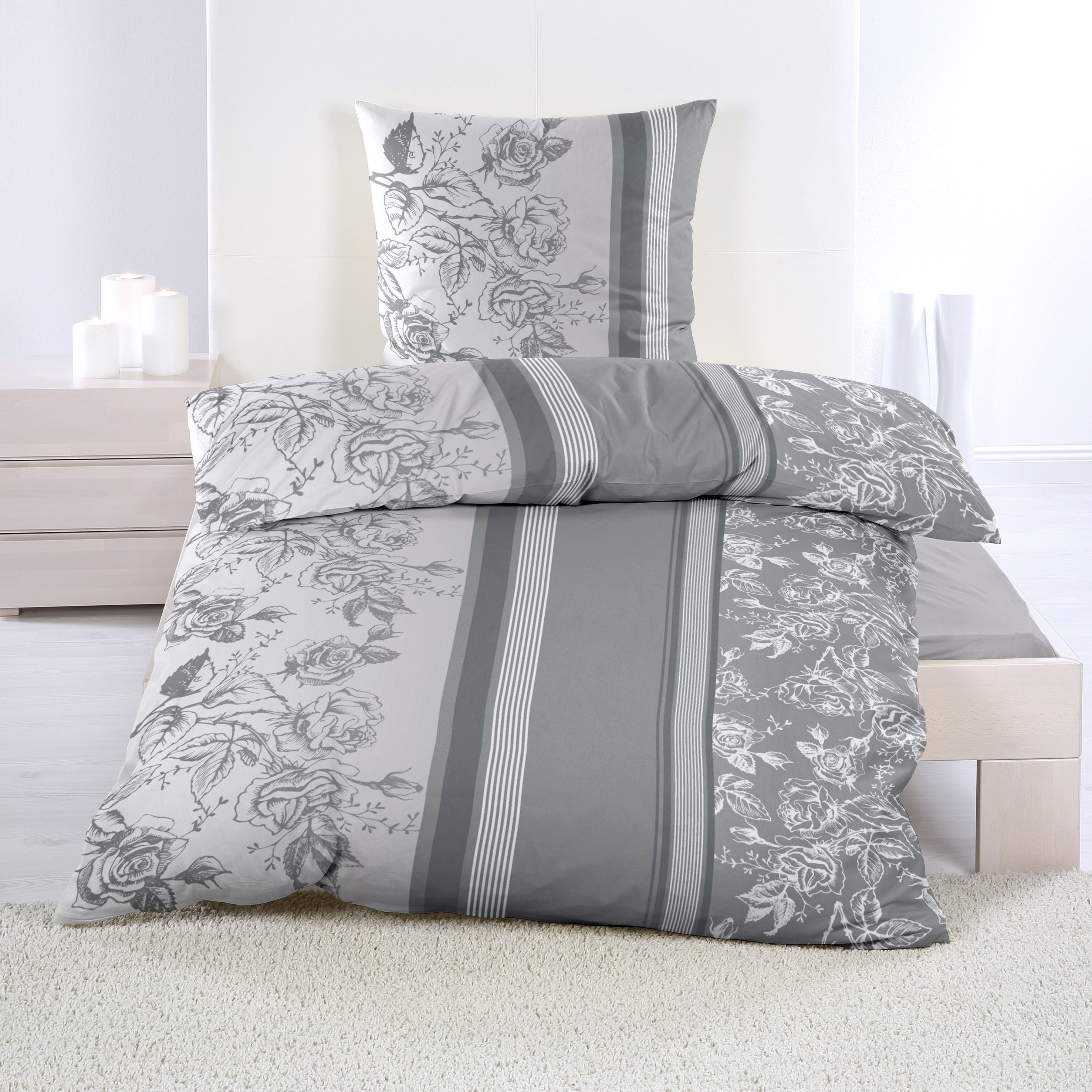 Casa Colori Bettwäsche Biber 135x200 cm günstig online kaufen