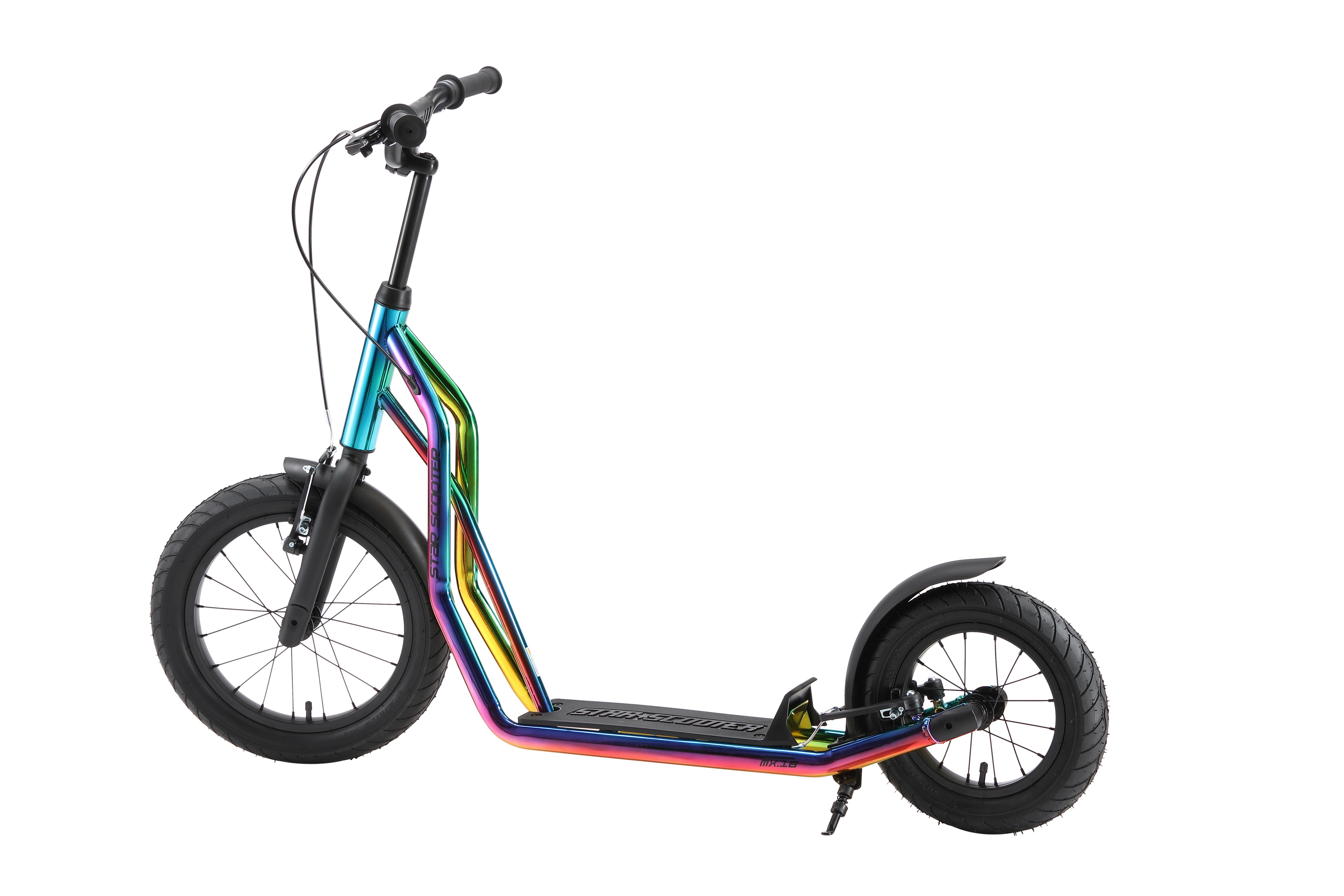 Star-Scooter Cityroller 16 Zoll, ab 8 Jahre, Kinder City Roller ab 140 cm, Jungen, Mädchen, Höhenverstellbar, Seitenständer