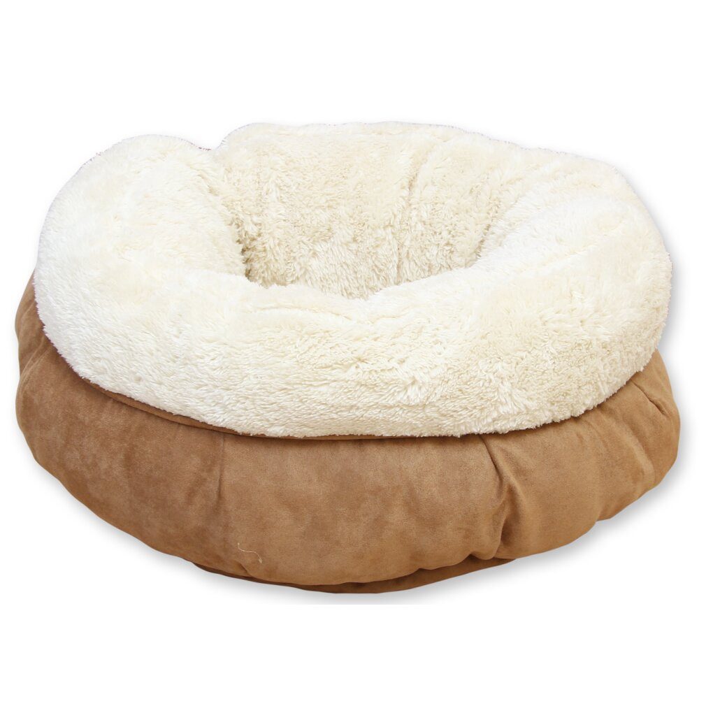 all for paws Tierbett AFP Lambswool Katzenbett Donut Bed TAN