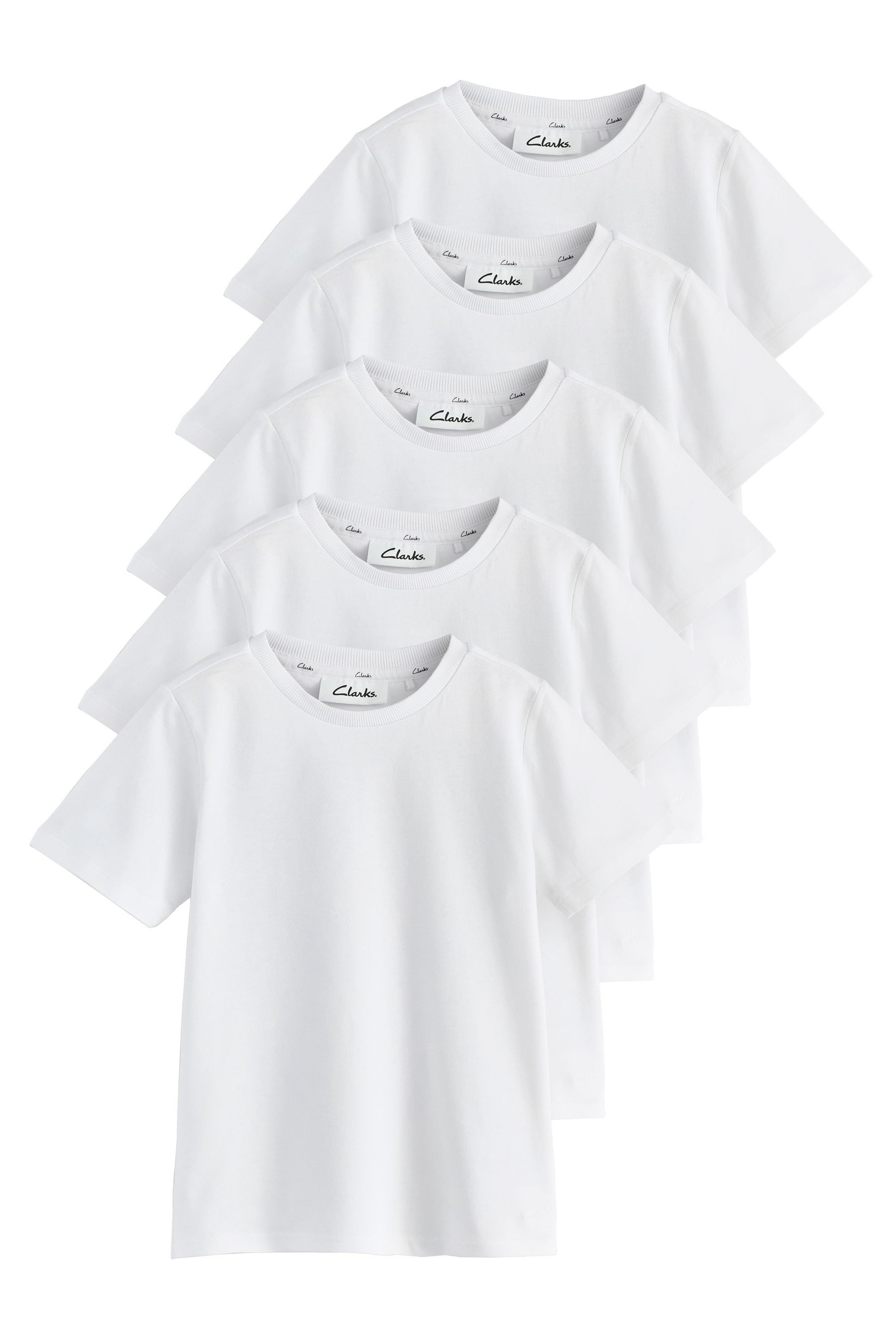 T-Shirt Clarks Unisex Sporttops im 5er-Pack