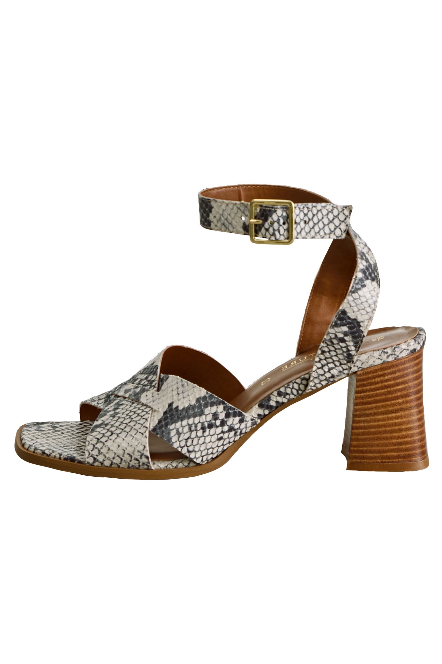 Next Eckige Signature Сандалеты mit Blockabsatz Sandale (1-tlg)