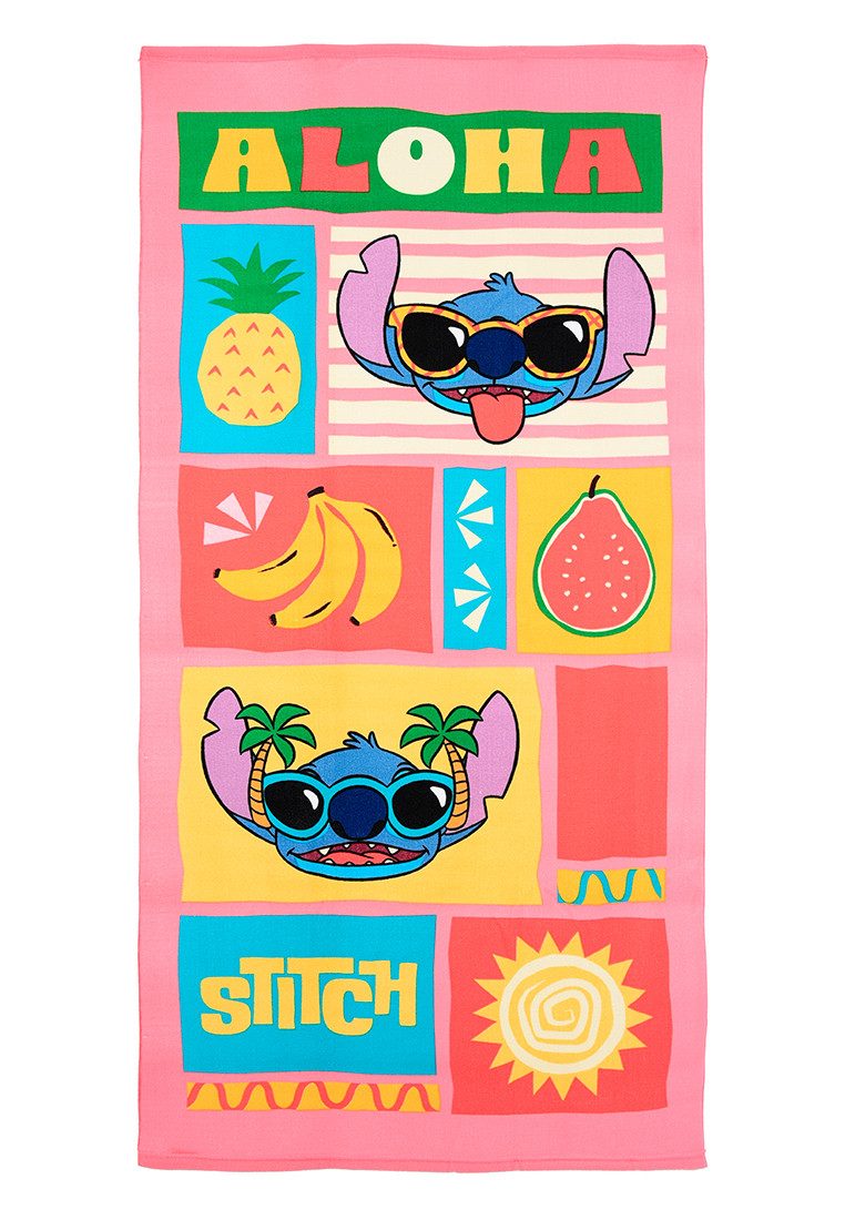 Stitch Handtuch Badetuch 70x140 Kinder Mädchen Aloha
