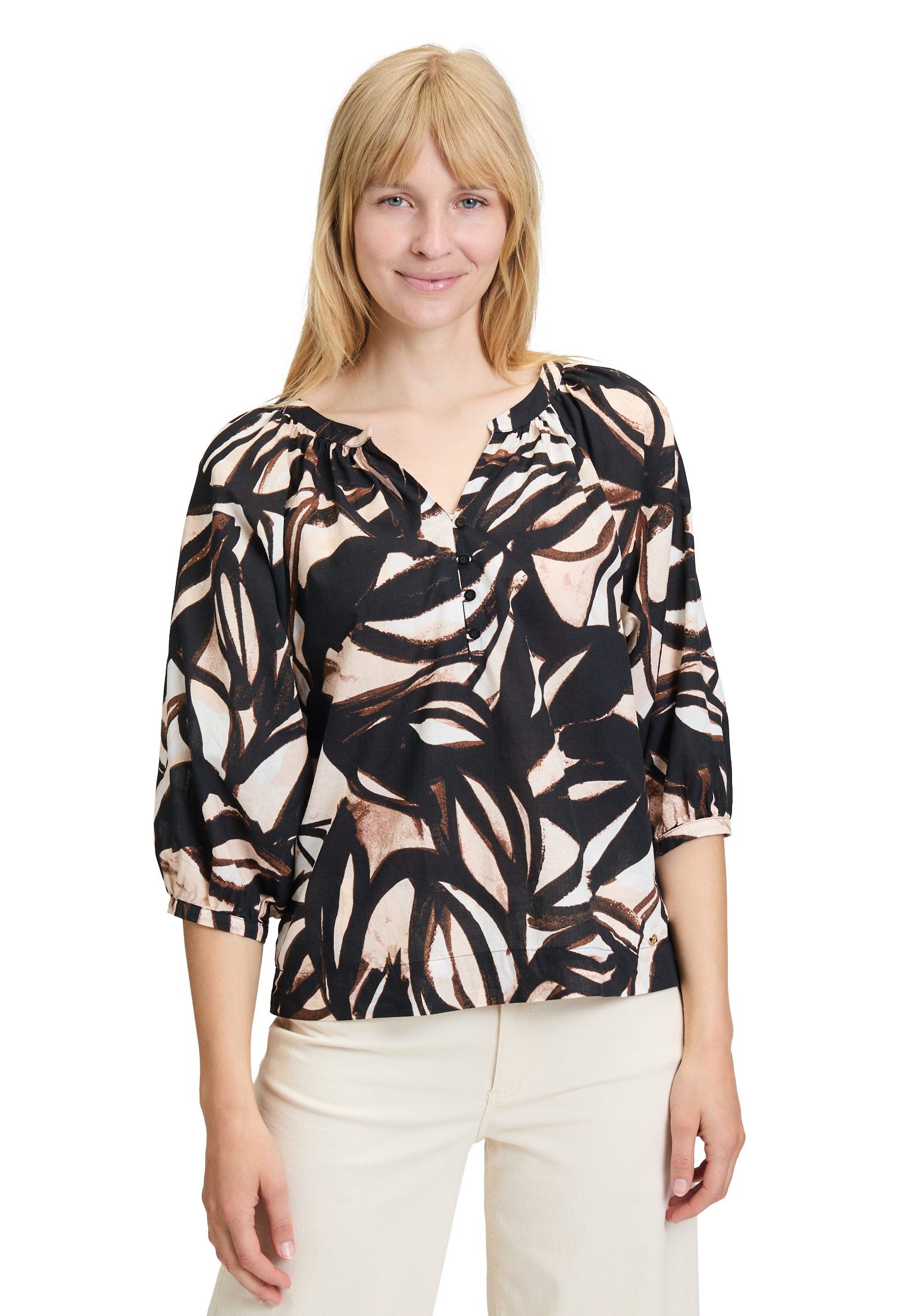 Schlupfbluse Betty & Co Damen Schlupfbluse mit Print