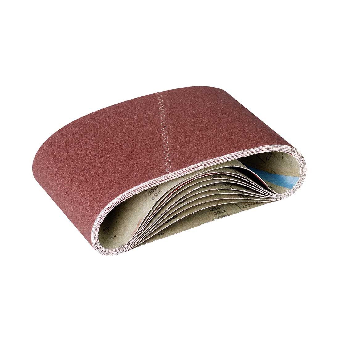 RETOL Schleifpapier 750 x 200 mm Schleifbänder für Bandschleifmaschinen, Normalkorund, 10 Stk., K120
