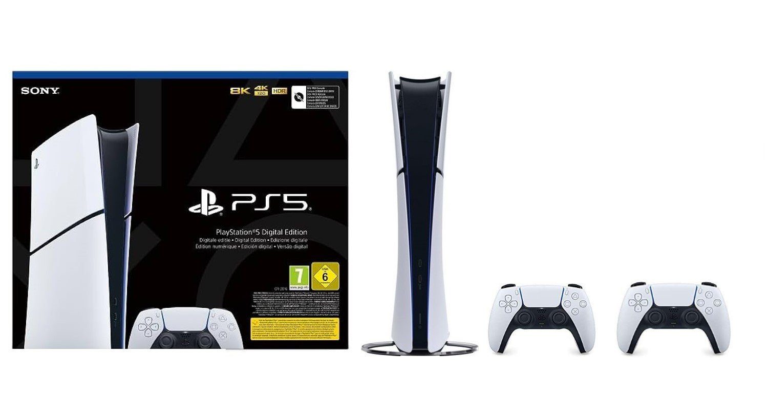 Playstation Playstation 5 Digital (Slim) (inkl. zweiten Контроллеры - Farbe wählbar), inkl. zweiten Контроллеры - Farbe wählbar