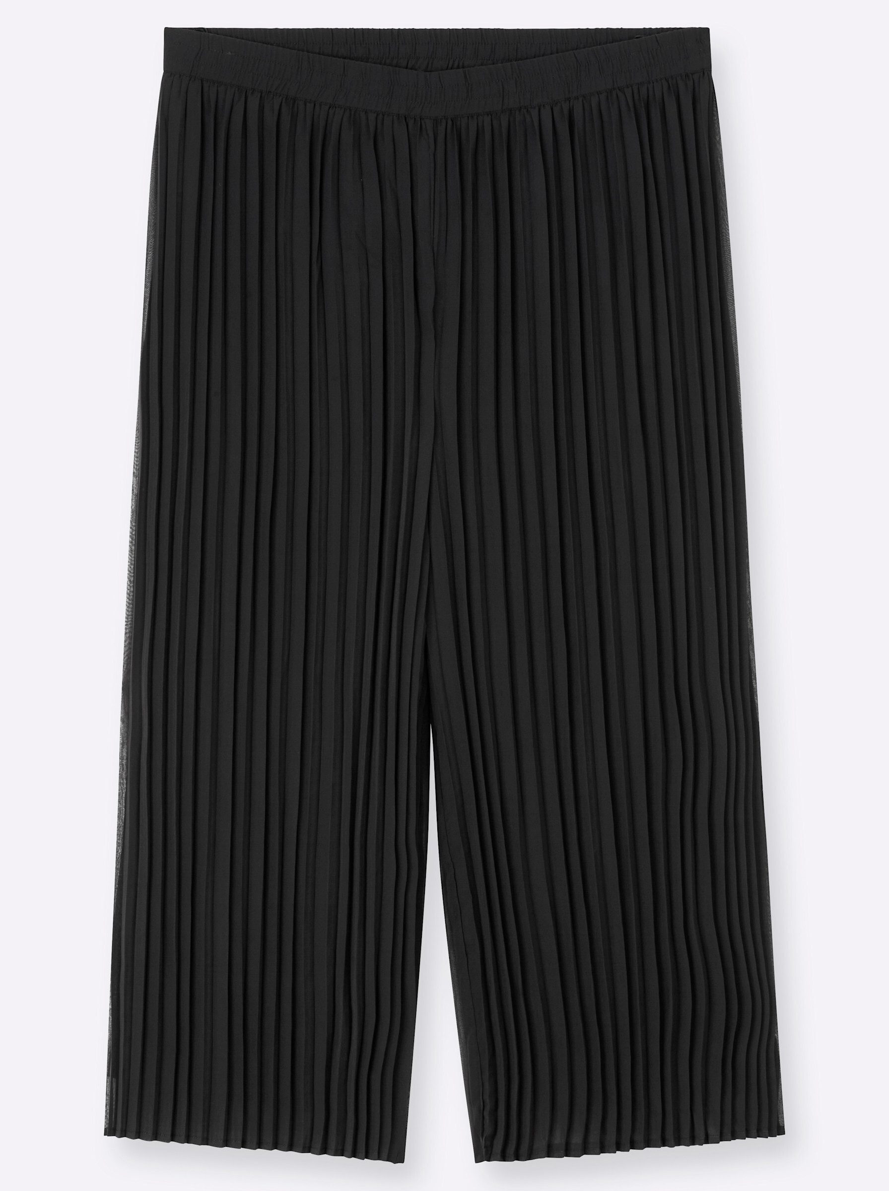 Shorts Plisseehose erhöht
