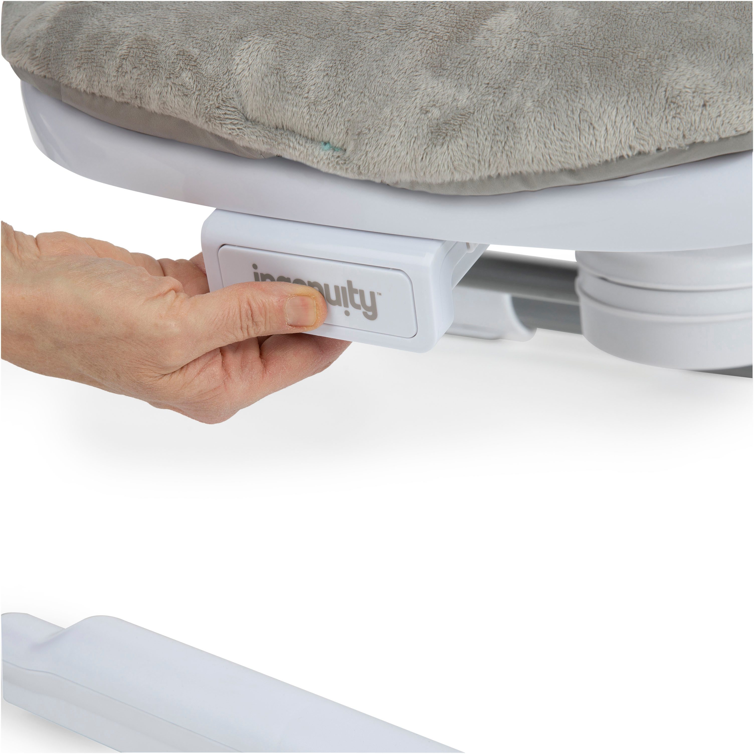 ingenuity Baby Rocker AnyWay Sway Dual-Direction Portable Swing - Ray, with sound effect